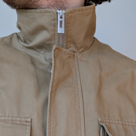 Han Kjobenhavn Double Zipper High Neck Canvas Trench Coat l SS 17 Collection - Picture 10 of 14